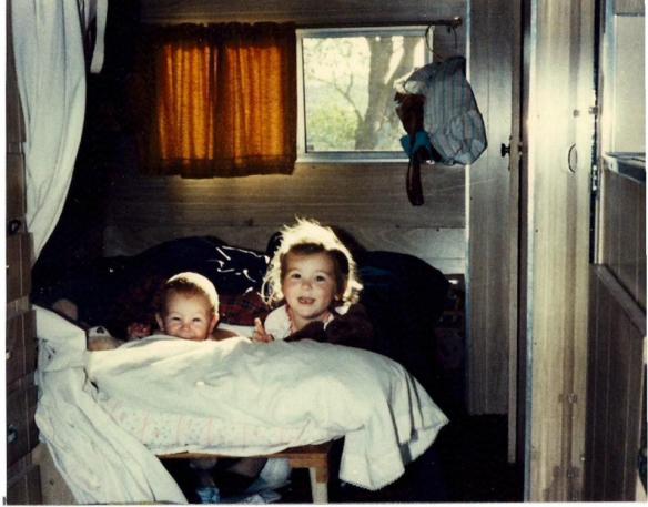 Rowdy and me. Somewhere in the desert, circa around 1988.