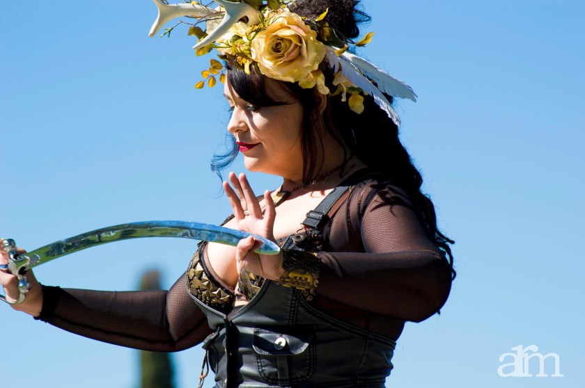My beautiful friend Imelda performing a sword dance.